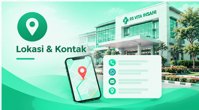 Lokasi dan kontak RS Vita Insani - alamat, telepon, serta rute Google Maps